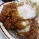 キッチン南海 - チキンカツしょうが焼き