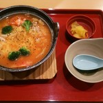 ジョイフル - 2019年2月チキンと野菜のトマトチーズ雑炊