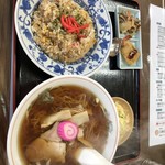 千富食堂 - 料理写真:ラーメンとチャーハン