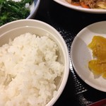 三国志 - ご飯とお漬物