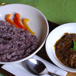 スプーンソング - 「チキンカレー・糸島スペシャルセット」（1,300円）