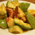 アボカドとタコのサラダ♪アヒルストアのスペシャリテ！