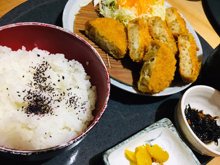 Hime - この日の日替わり定食 牛肉コロッケ定食