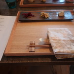 余市SAGRA - 朝食のセッティング。