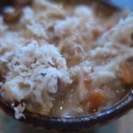 余市SAGRA - 茶わん蒸しの上にはカニたっぷり。