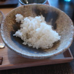 余市SAGRA - 炊き立てご飯。