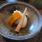 余市SAGRA - 大根　蕪　炊き合わせ（南瓜　竹の子　はんぺん）