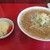 金華楼 - 味噌ラーメン+半チャーハン