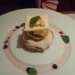 ビストロ ダイア - 201111　ランチAコース　栗入りメイプル風味のムースと焦がしバター風味のパンケーキ ダイア風