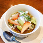 THE CAMP CAFE & GRILL - アボカドプリン（480円 ＋税）