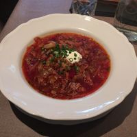 Russian Restaurant ROGOVSKI 銀座 - 平日限定シンプルランチ　ウクライナボルシチ