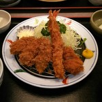 かつ饗 - カキミックス定食