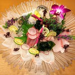 Katsura - 鮮魚のお造り　豪華7年盛り