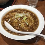 cha-hantosanra-tannomisekinshariya - 肉あんかけ炒飯