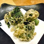 天ぷら処 こさか - ブロッコリー天ぷら