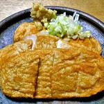 島本蒲鉾店 - じゃこ天（温めてネギ・ショウガ醤油で）