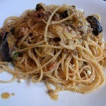 カロローゾ - 和牛のミンチがパスタに絡み付いています。 見ただけで美味しいに違いないって思ってしまいましたよ。