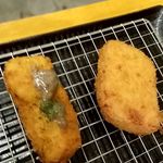 串揚げ COZYダイナー - 鶏アンチョビソース　ハムカツ