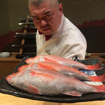 照寿司 - そんな大きなノドグロを初めて見た〜