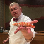 照寿司 - 来たー！車エビ〜〜