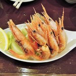 酒肴商店 アジト - 甘海老の唐揚げ