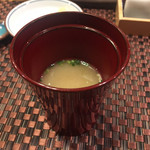 照寿司 - 味噌汁で中休みです〜