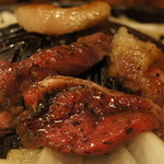 炭火焼ジンギスカン ポッケ - いい焼き色