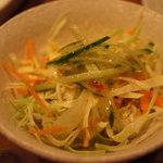 炭火焼ジンギスカン ポッケ - サラダくれた