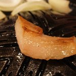 炭火焼ジンギスカン ポッケ - いい脂だしてます