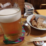 味処たはら - 生ビール￥500