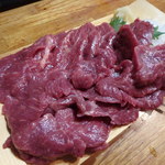 味処たはら - 馬刺し中霜ふり￥1,500