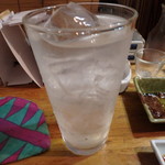 味処たはら - レモンサワー￥400
