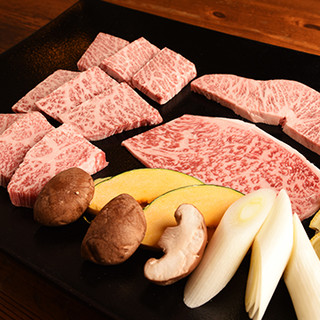 Carefully selected Japanese beef