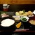 もり太 - 鳥唐揚げと真鯛刺身定食780円