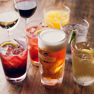 飲み放題コース4,500円からご用意♪
