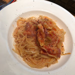 イタリア大衆食堂 イタリカ - 本日のパスタ  パンチェッタと春キャベツのトマトソース