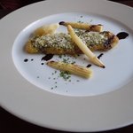 ル スリジェ - スリジェコースのMain　魚料理「舌平目の香草パン粉焼き」