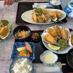 丸定旅館 - まる得牡蠣フライセット