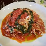 サルサ - モッツァレラチーズとトマトのスパゲティ－201.03.04