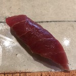 一心鮨 光洋 - 本マグロ漬け。あまり好みではないが。