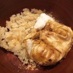 一心鮨 光洋 - トロトロの焼き白子。美味いはずです。