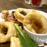 ナガタ店 - イカのフリット、自家製肝ソース仕立て