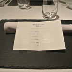 リストランテ カノフィーロ - ２０１９年３月３日のテーブルセット