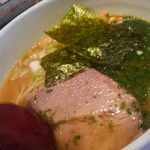 会津ラーメン 和 - 濃厚醤油ラーメン＋青じそ