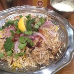 ビートイート - 2019年3月訪問時、4周年ツキノワグマとイノシシのビリヤニ