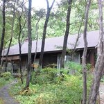 別荘地の中　ここでランチタイム♪