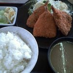 Hiyoshi - アジフライ定食　600円