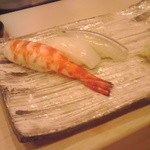 こう一 - 握り（車海老・鯛・しめ鯖・玉・烏賊・トロ・さより）