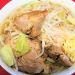 ラーメン二郎 - ラーメン小＋ニンニク