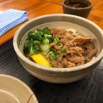 麺処 綿谷 - 肉ぶっかけハーフ_2019年3月